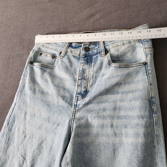 SILNT CHPTRS Jeans Womens Size 30 High Rise Baggy Wide Leg Blue - Picture 3 of 11